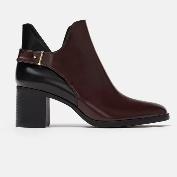 NWT Zara Heeled Booties Size 36 - Picture 2 of 8